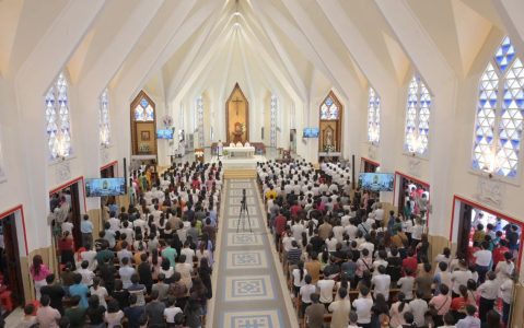 Inside Ky Dong Church - Ho Chi Minh City (collected)